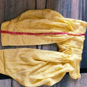 XL Size Suit Lemon Colour Some Time Use No Flaws