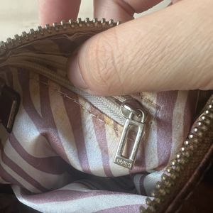 Guess Animal Print Wristlet Bag