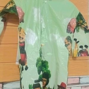 Rain Coat In Motu Patlu Print For 4 To 5 Year Kid