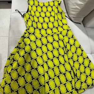 Bright Flouroscent Green Dress Mini