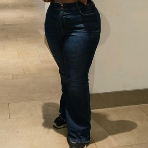 Bootcut Denim Jeans Plus Size