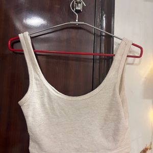 Terry White Tank Top