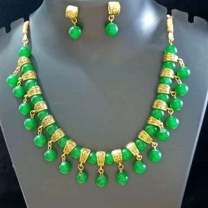 GREEN DOUBLE LINE SAMOSA SET