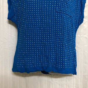 Rock & Republic Blue Back Stylish Top