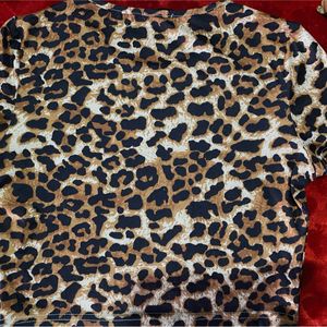 Shein Leopard Print Top