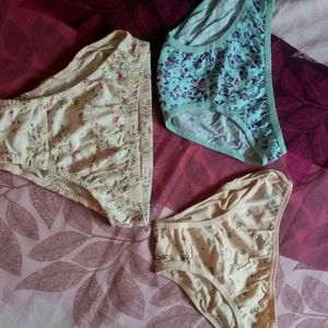 3 New Cotton Brief