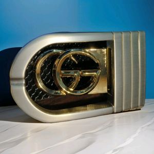 Sophisticated Silver & golden Metal Gucci Buckle