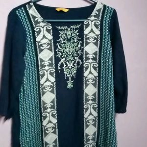 Aurelia Navy Blue Kurta