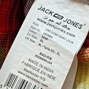 Jack & Jones Men Checks Regular Fit Casual Shirt