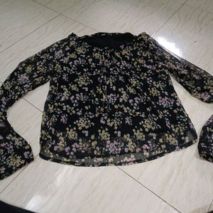 Floral Korean Top