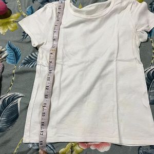 Girls White T-shirt