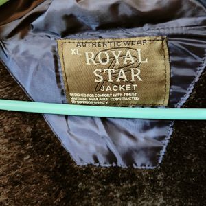 Royal Star Men Puffer Hoodie Jacket