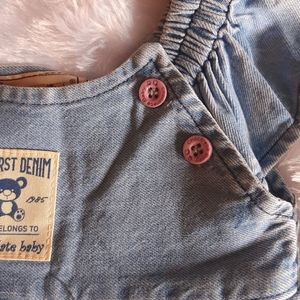 Denim Frock For Girls