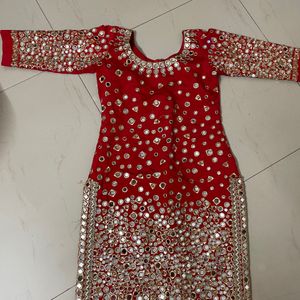 Beautiful Mirror Suit Design Back Zipper ,For Function, Party