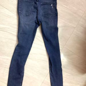 H&M denim ripped jeans