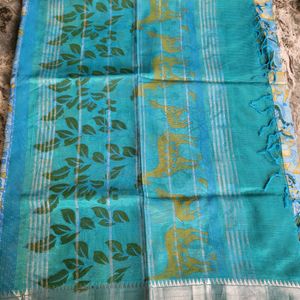 Mangalagiri Screen Printed Saree