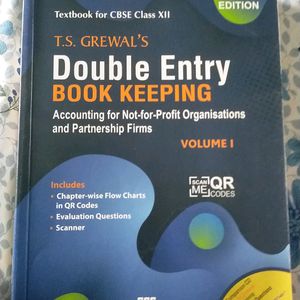 Class 12 Double Entry Book Keeping Ts Grewal