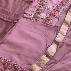 Muslin Silk Dress Material