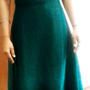 Party Wear Gown Like New Very Light Weight