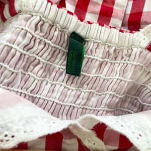 Coquette Gingham Lace Princess Picnic Dress