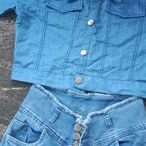 Jeans Cord Set