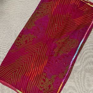 Mixed Colour Bandhani Saree