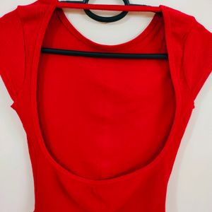 🍒Red Backless Crop Top🍒