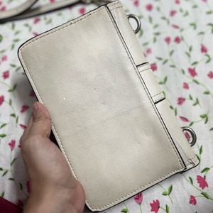 Zara White Sling Bag