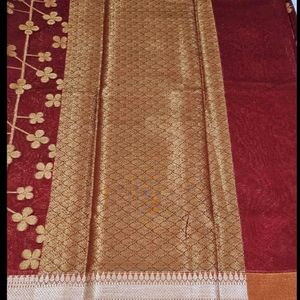 Banarsi Cotton Silk Saree