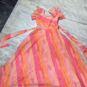 Girls Traditional party Wear Long Frock