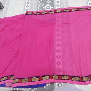 Pink Saree