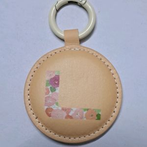 Korean LETTER ㄴ(N) Hanji keyring HOLDER