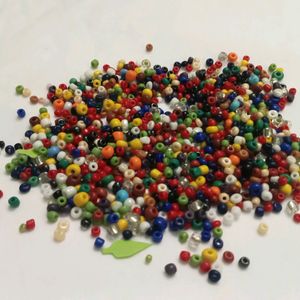 70 Gm Glass Mixed Colour Beeds for Art Anda Craft