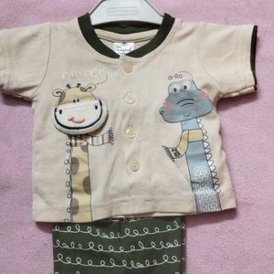 Baby Boy Tshirt And Shirt Set