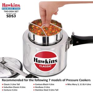 Hawkins Two Dish Stainless Steel Set