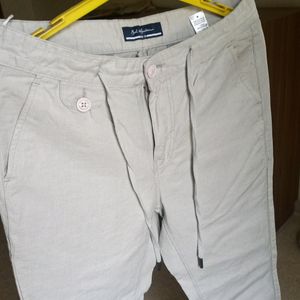 28 Waist NEW Linen Blend Pants