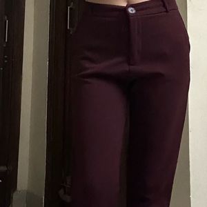 Maroon Pants