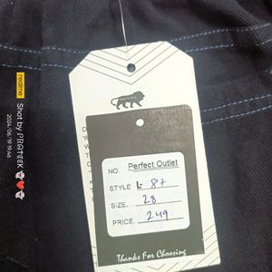 (L-87) 28 Size Straight Denim Pajama