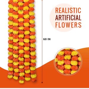 Diwali Decoration Marigold Garland Toran