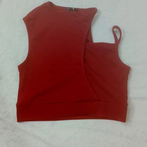 New Wine Red Tank Top