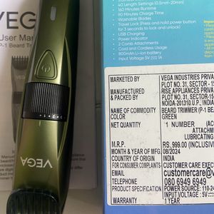 Vega Beard Trimmer