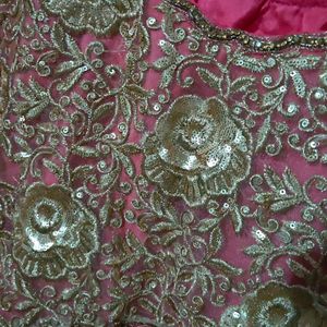 Double Layer Anarkali Suit