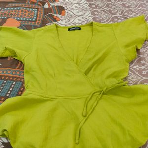 Lime Green Top For Women