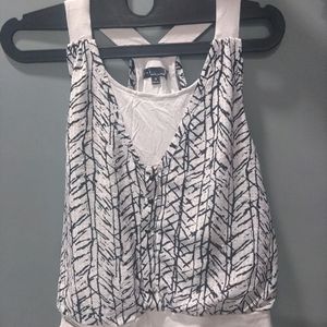 Black And White Impoted Top From Dubai