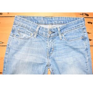 Straight Blue Denim Jeans W28