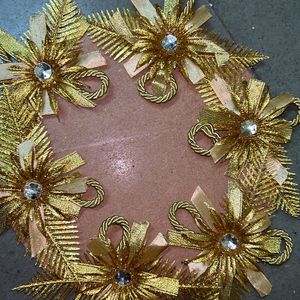 Golden Flowers For Decoration