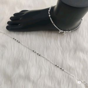 Pure Silver Anklet For Women Nd Girls