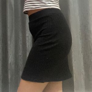 Ribbed Bodycon Skirt