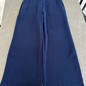 Blue Wide Leg Pants