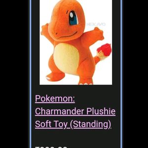 CHARMANDER POKEMON PLUSHIE - NEKAVO BRANDED